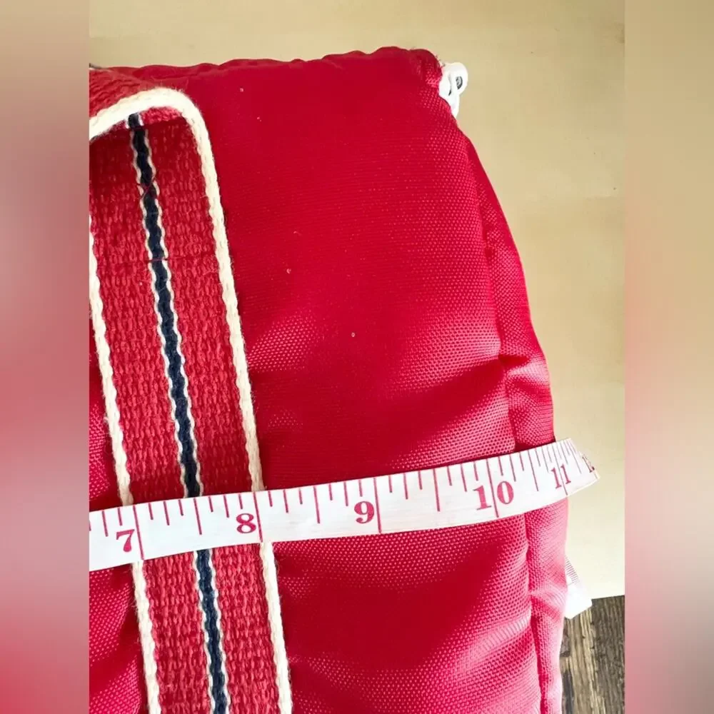 Vintage Totes lunch tote red nylon foldable lunchbox